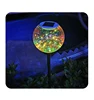 High Quality Green/Red/RGB color LED Solar Buried Light Underground Light Yard Lamp Outdoor Path Way Garden Decoration