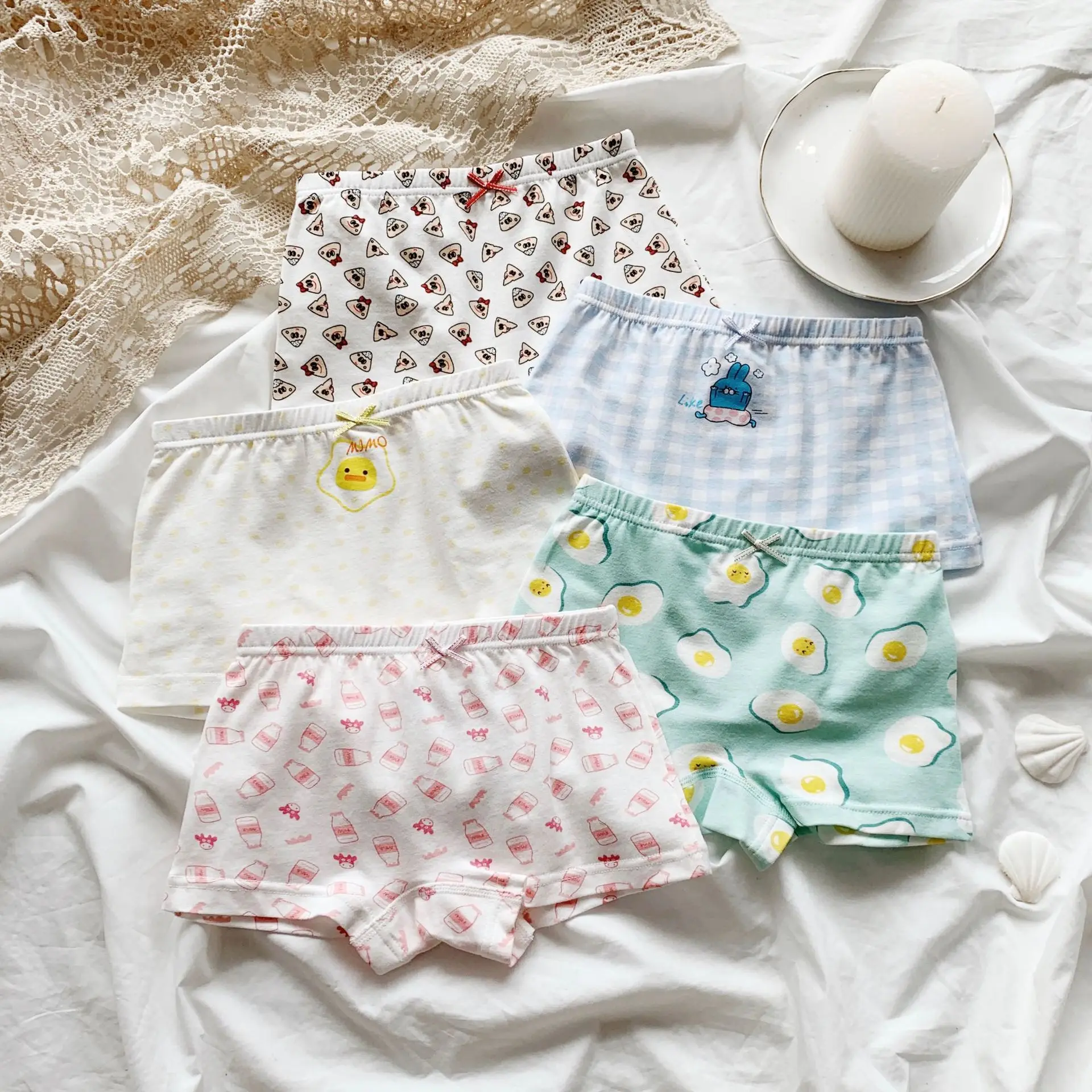 

Kids cute printed comfortable cotton panties underwear for kids girls, Custom color