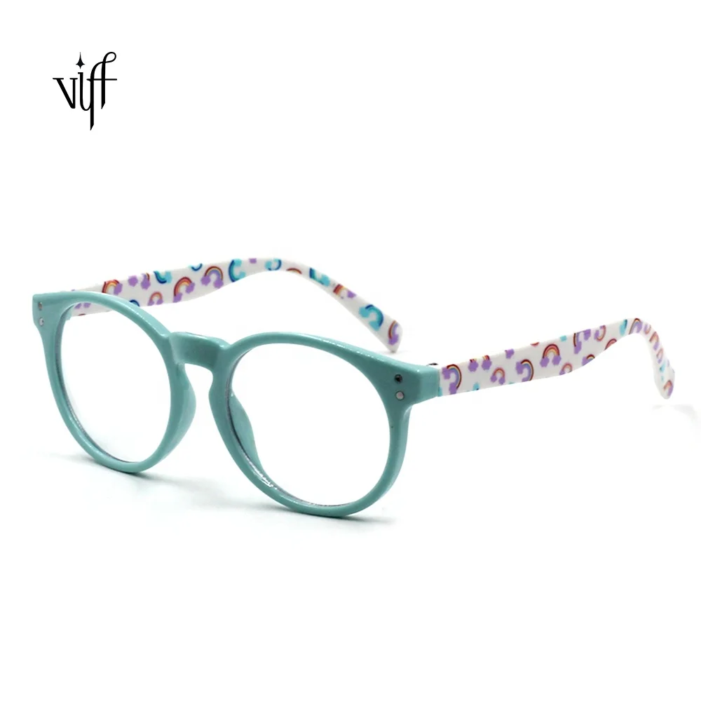 

VIFF Kids Rubber Eyewear HPK19096 Novelty Funny Colorful Kids Eyeglasses Frames for Boys and Girls