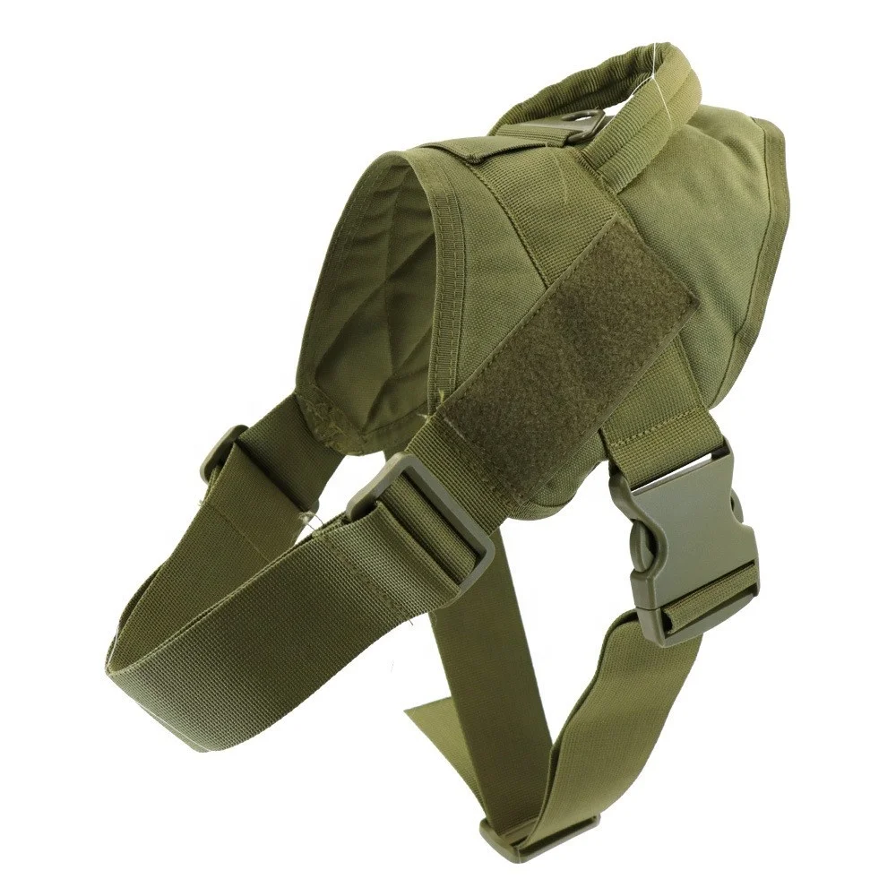 

Adjustable Military Dog Harness for Large Medium with Handle No Pull Service Tactical Dog Harness