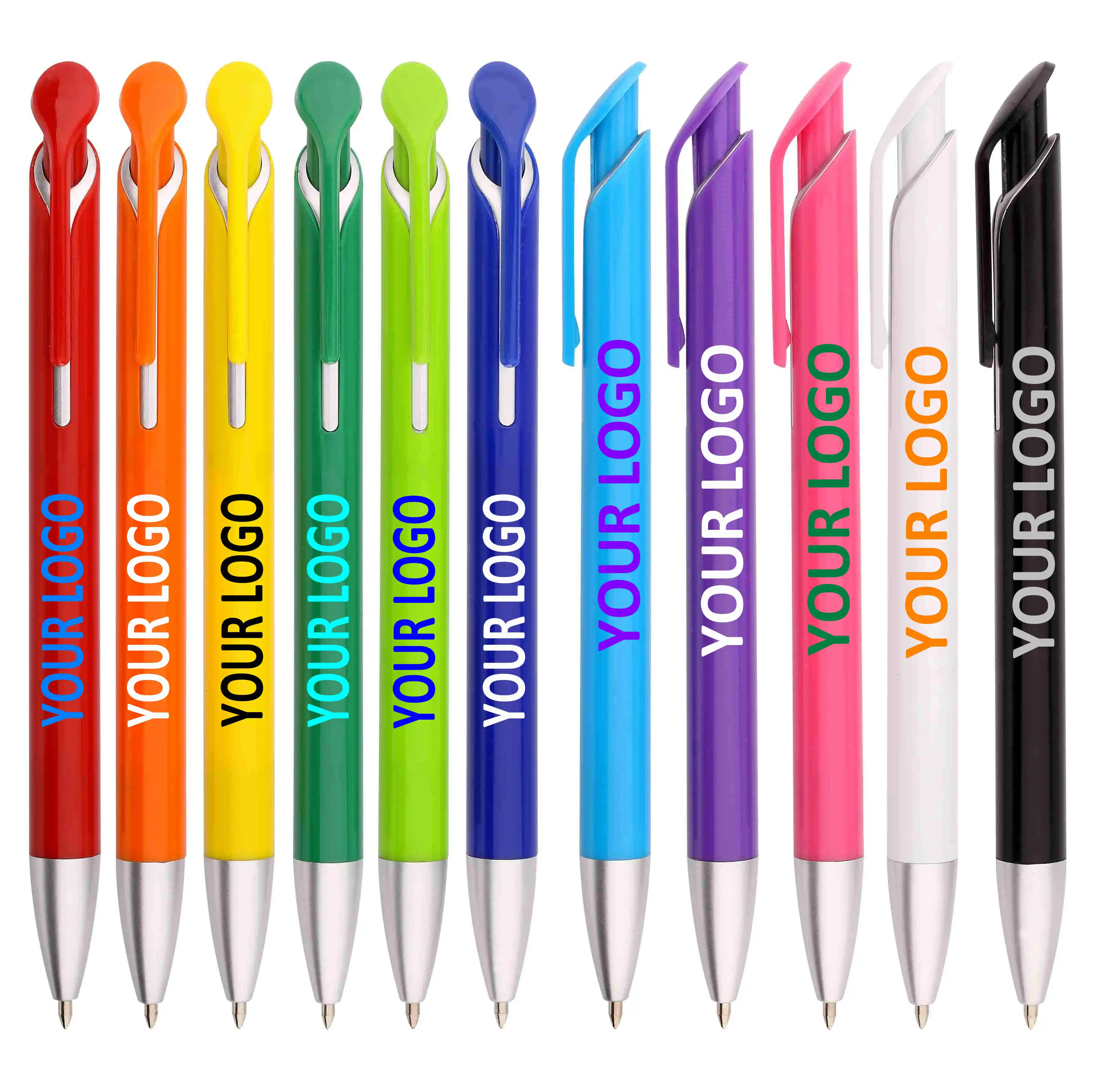 wholesales plastic ballpoint pen customized logo imprint,cheap