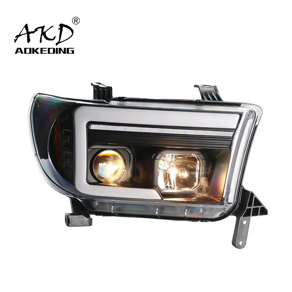 

Car Lights For Tundra 2007-2013 Sequoia LED Headlights Assembly Modified DRL Bifocal Lens Xenon High Beam Low Beam Accessories