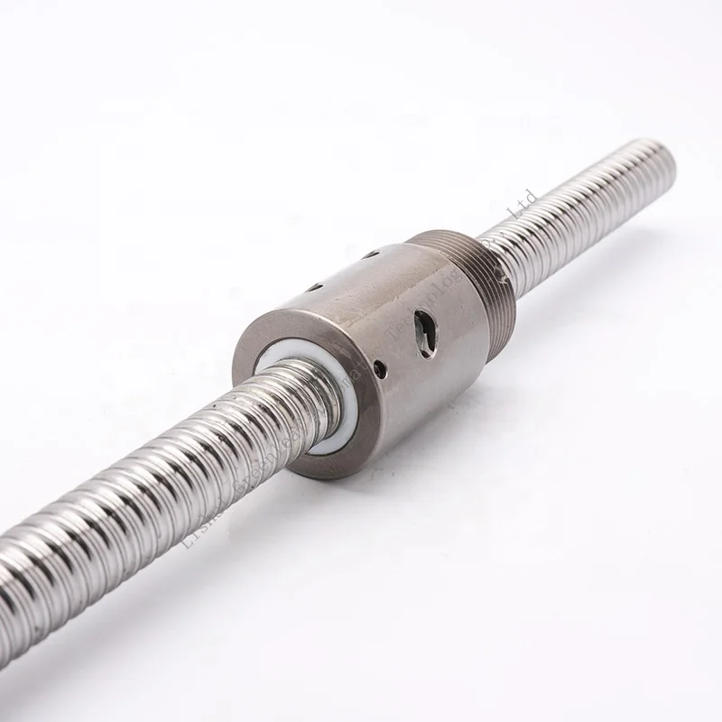
High precision C7 rolled ballscrew BSH1605 series length 1000mm for CNC replace TBI 