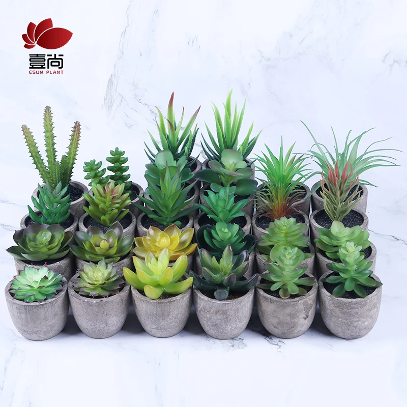 

B077-8 Factory Direct Mini Artificial Succulent plants DIY Artificial plant