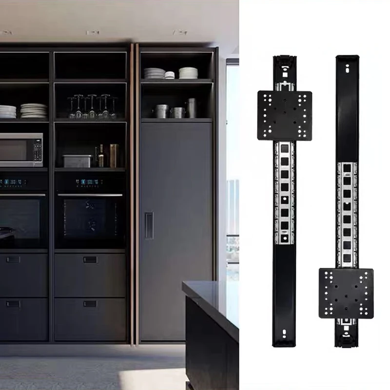 European Sliding Furniture Folding Concealed Wardrobe Pocket Door Slide System Adjustable Cabinet Kitchen Soft Closing
