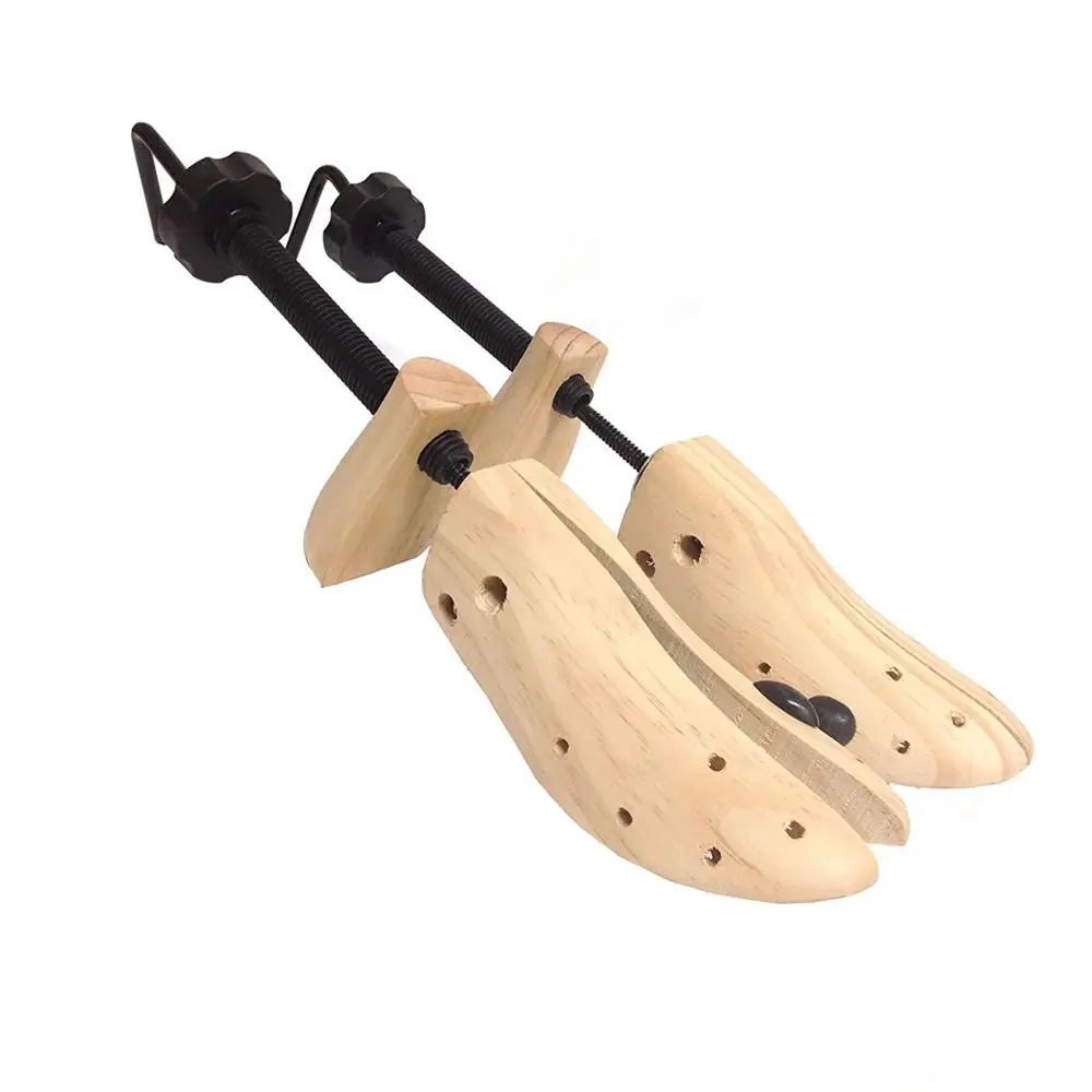 

Adjustable Unisex 2 Way Pine Shoe Stretcher / Shoe Expander Wooden Shoe Tree for Women&Men