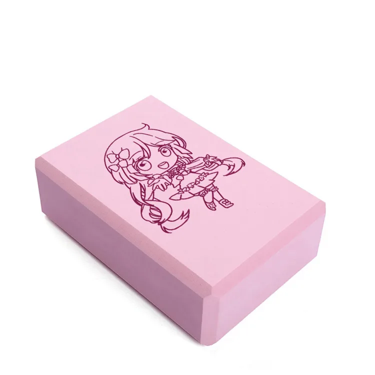 

Eva Foam Eco-friendly Yoga Block With Logo, Customized color