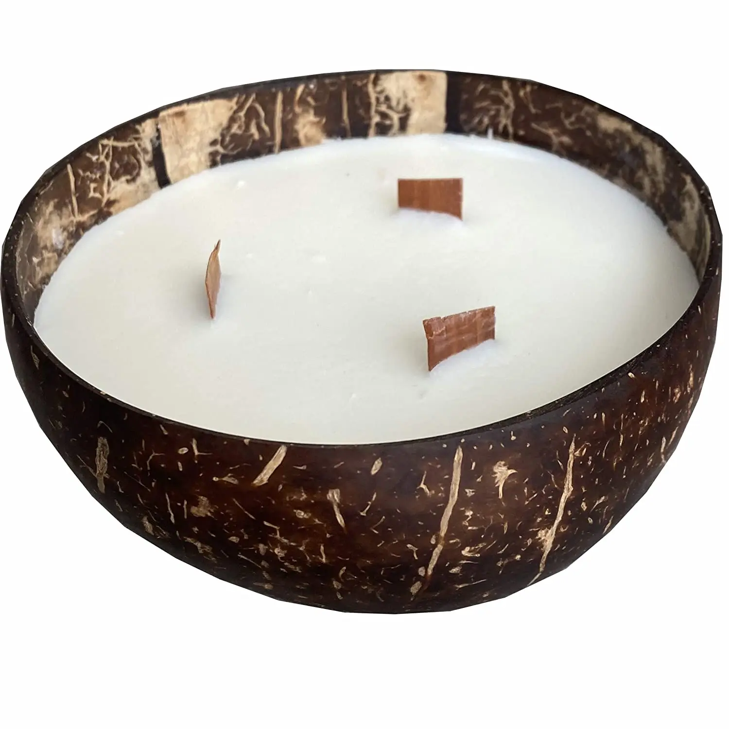 

100% Natural Coconut Candle Scented Fancy Customized LOGO Handmade Eco Friendly Natural Coconut Shell Candle Bowl