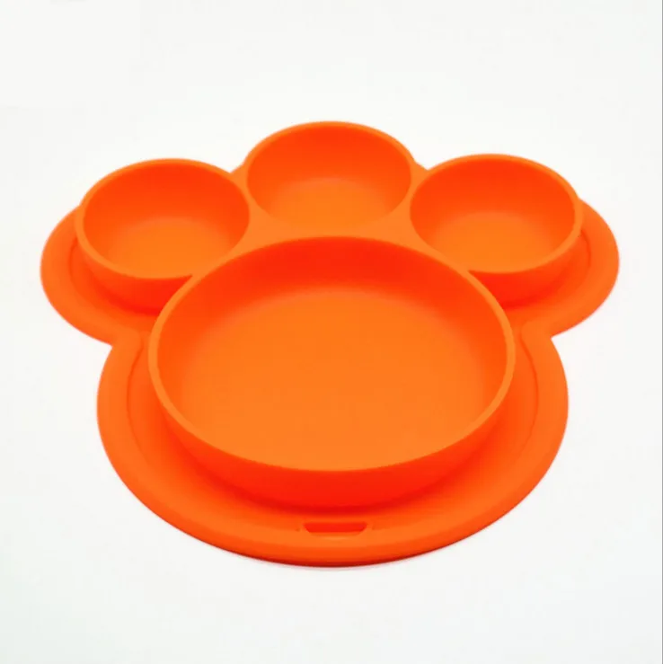 

OEM Design High Quality Silicone Suction Children Plate