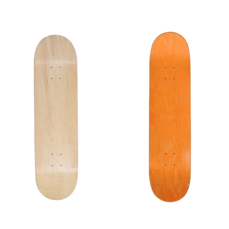 

100% Canadian hard maple skate board deck blank skateboard customwholesale 31*8inch blank skate board 7 ply wood maple custom, Customized color