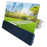 

Newest F5 12 inch Universal Mobile Phone Screen Amplifier HD Video Amplifier with Stand & Speaker