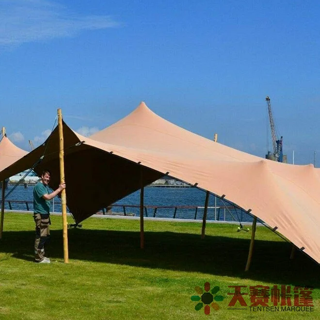 

100 pax Stretch Fabric Waterproof Canvas Party Tent/cheap party sale/party tents for sale white For Sale, Custmized