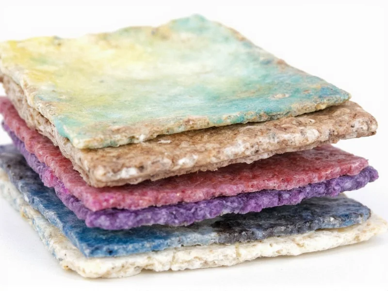 Layered DIY fusion project showing material transition stages