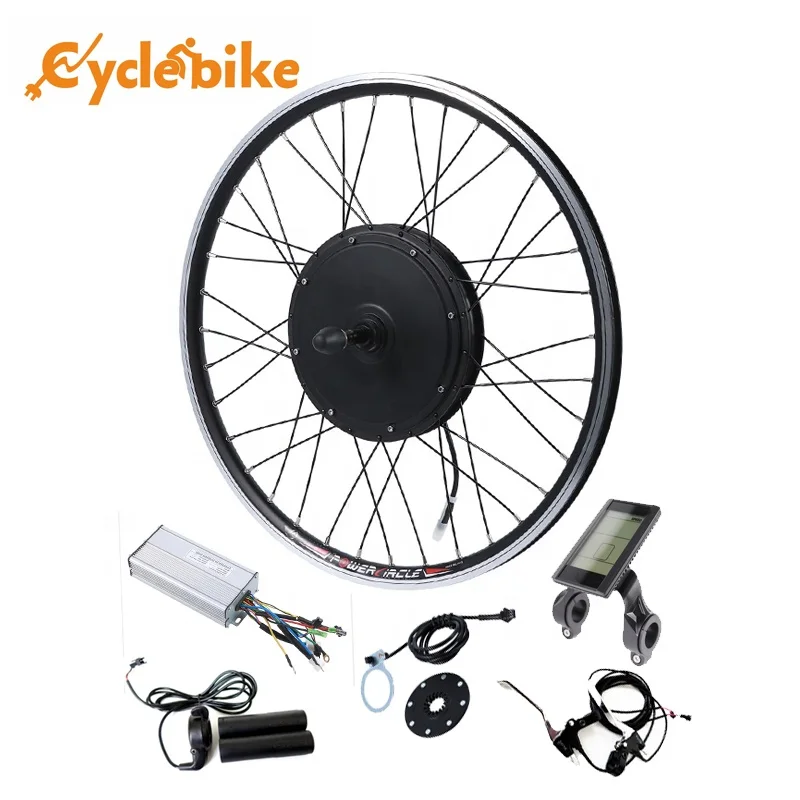 

Electric Bicycle Front/Rear Motor Wheel Frame conversion Kit 48V 1000w electric bike kit with LCD screen