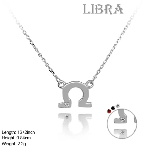 

V.me New Collection Wholesale Jewelry Charm 18k Gold Plated Silver Zodiac Necklace Sign