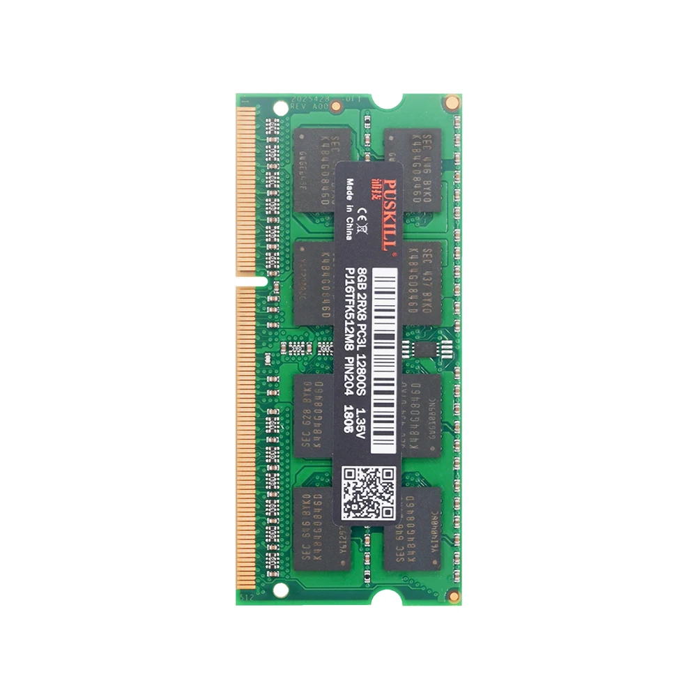 

Factory sell directly Computer RAM DDR3L 8GB 1600 Mhz laptop memoira Low voltage 1.35V Sodimm