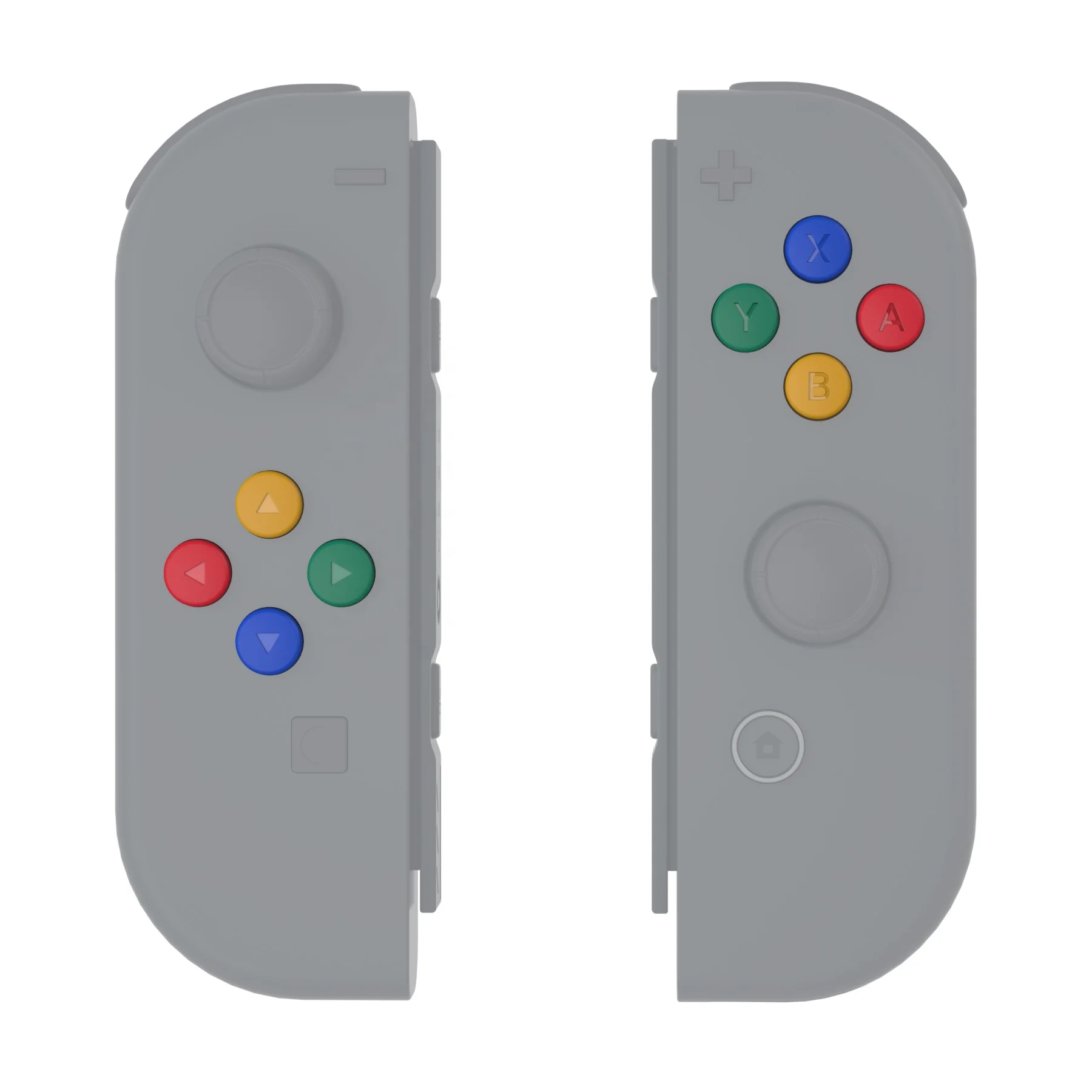 

For Gamepad NS Nintendo Switch OLED joy con Controller Replacement Joystick Red Blue Yellow Green Rainbow ABXY Button Kit