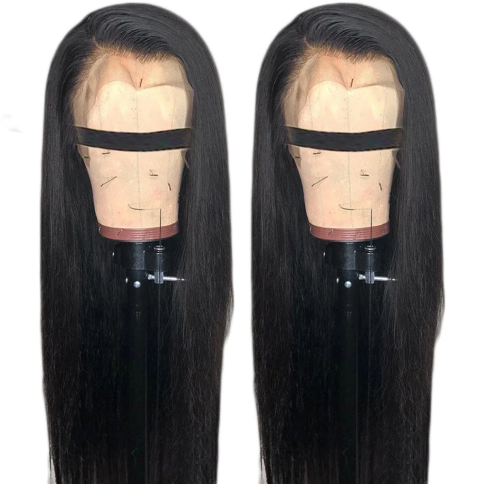 

Factory 13*6 lace front wig Brazilian Hair Human Hair wigs black color 1b