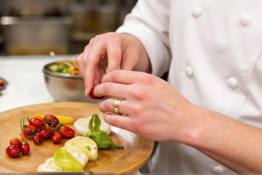 Chef demonstrating proper technique for removing chili pepper seeds and placenta to reduce heat