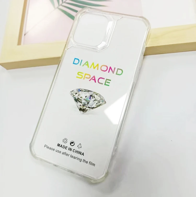 

Accessories Candy Bumper Hard Transparent Diamond Space 2in1 TPU PC Clear Mobile Cell Phone Cover Case For Redmi Note 10 4G