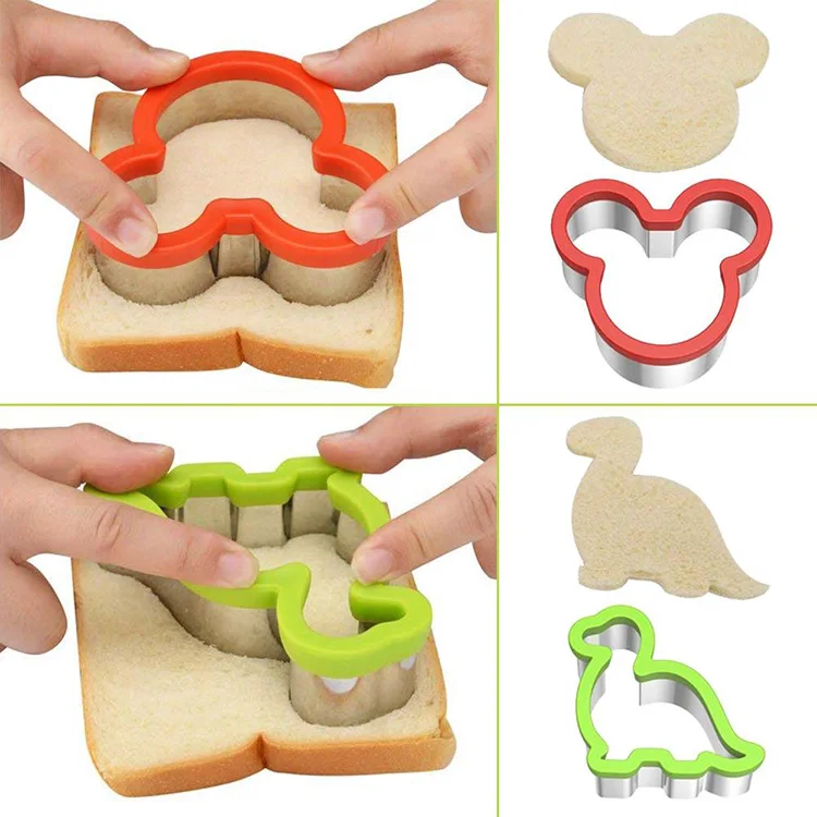 Sandwich Cutters Set For Kids Vegetable Fruit Cutter Shape Stainless