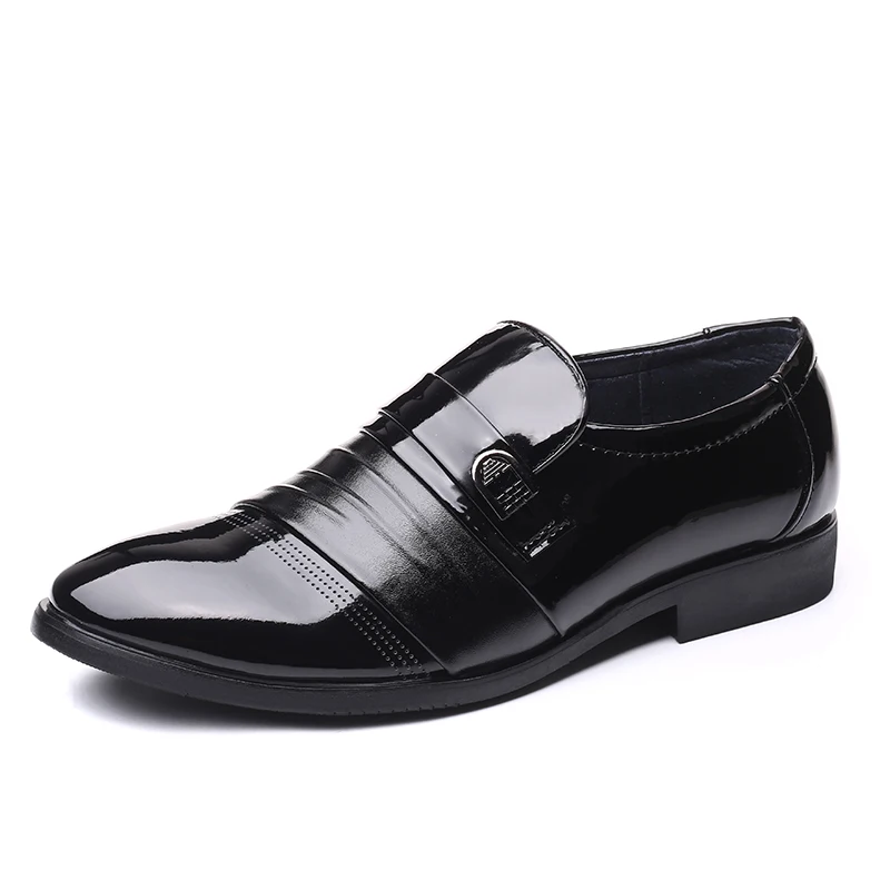 

Guaranteed Quality men's Zapatos Leather Business Casual Handmade Leather Shoes herren schuhe leather sapato social masculinos