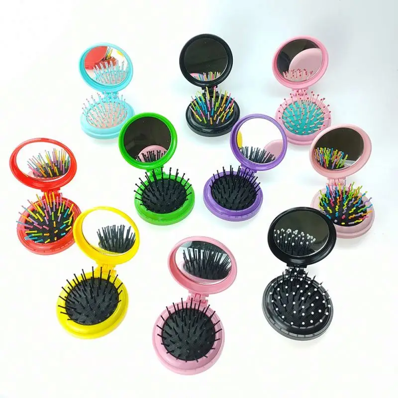 

2 Inch Hairbrush Mini Small Brush For Curls White Girl Laptop Blank Hair Women Blowdryer Gift Travel Photo Woman Girls Drying