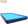 Commercial Removable Outdoor Metal Frame Swimming Pool For Water Park