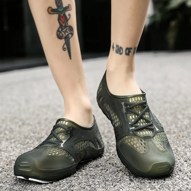 
Quick Dry Wading Highland Creek Shoes Mesh Unisex Drifting Breathable Men Outdoor Sport Shoes 