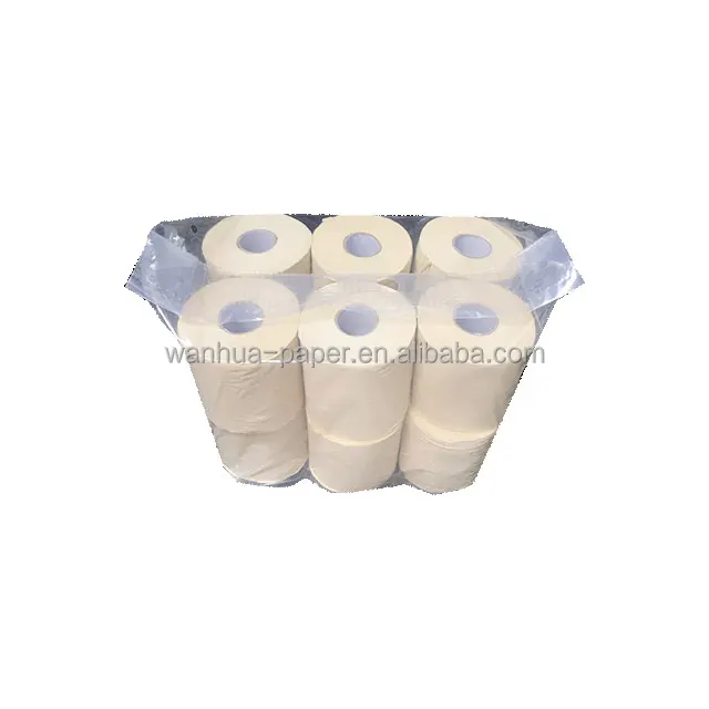 

Clean Paper custom tissue paper with logo 12 rolls Papel Higienico Bamboo tissue Paper, Bamboo color