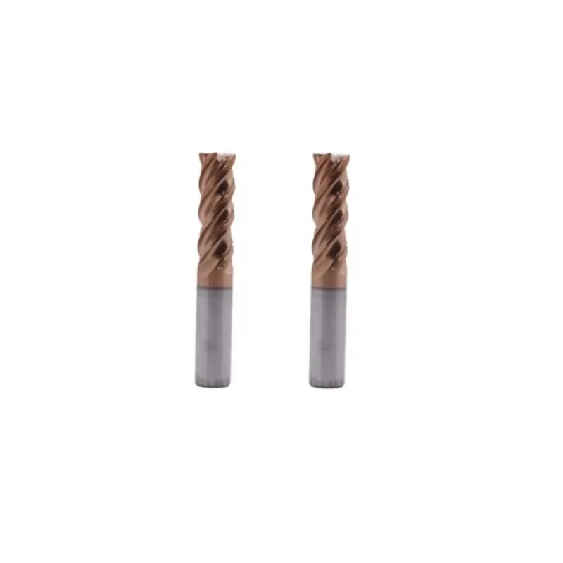 Unequal Spiral Milling Cutter 4 Edge Round Nose Unequal Tooth Pitch Unequal End Mill Replace VPM SP210 Unequal Helix Angle