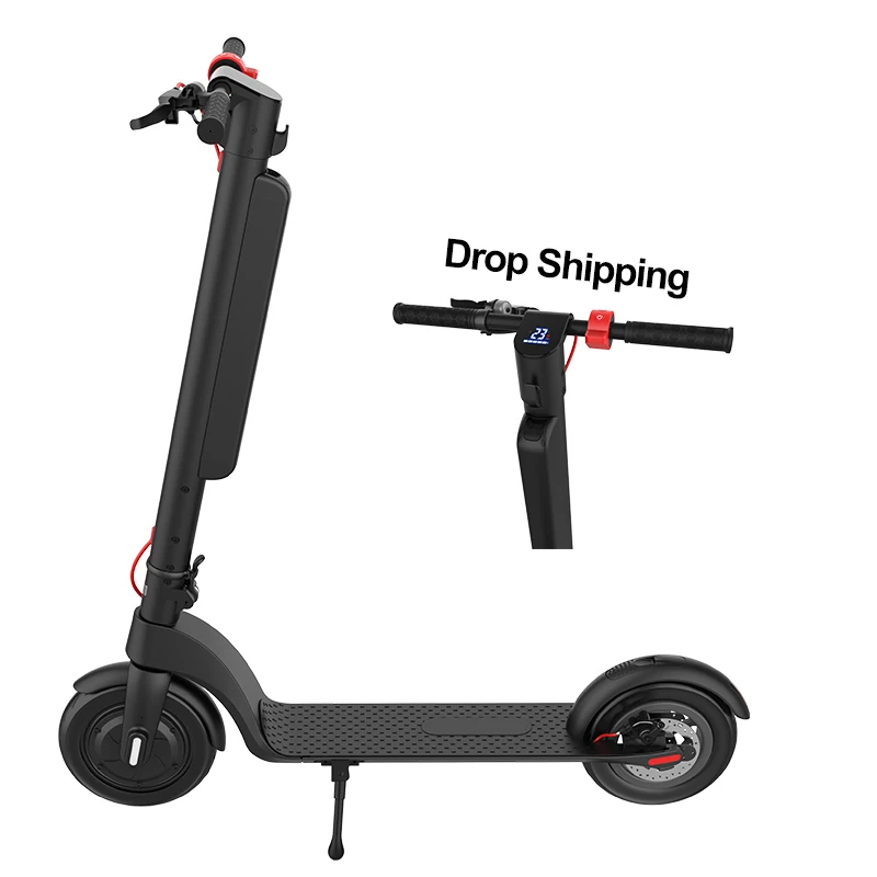 

X8 Electric Scooter For Adults Waterproof Light Fast 36V 10Ah Folding Electric Scooters Removable Battery Mobility, Black
