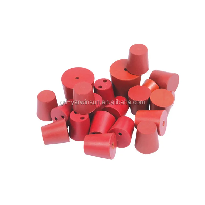 high temperature resistance  two hole rubber stopper industrial plug