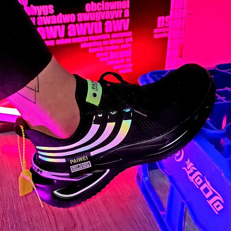 

2021 new Design Custom LOGO summersport shoes manufacturer men's light running shoes Sneakers for men