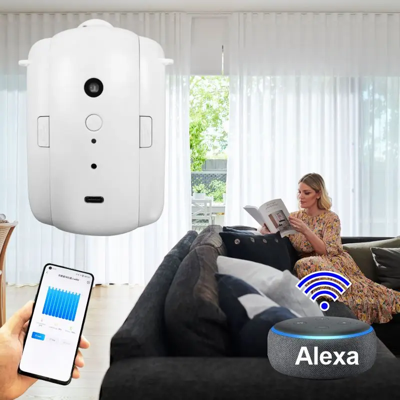 

Zigbee Wifi Tuya Smart Curtain Switch, Remote Control Curtain