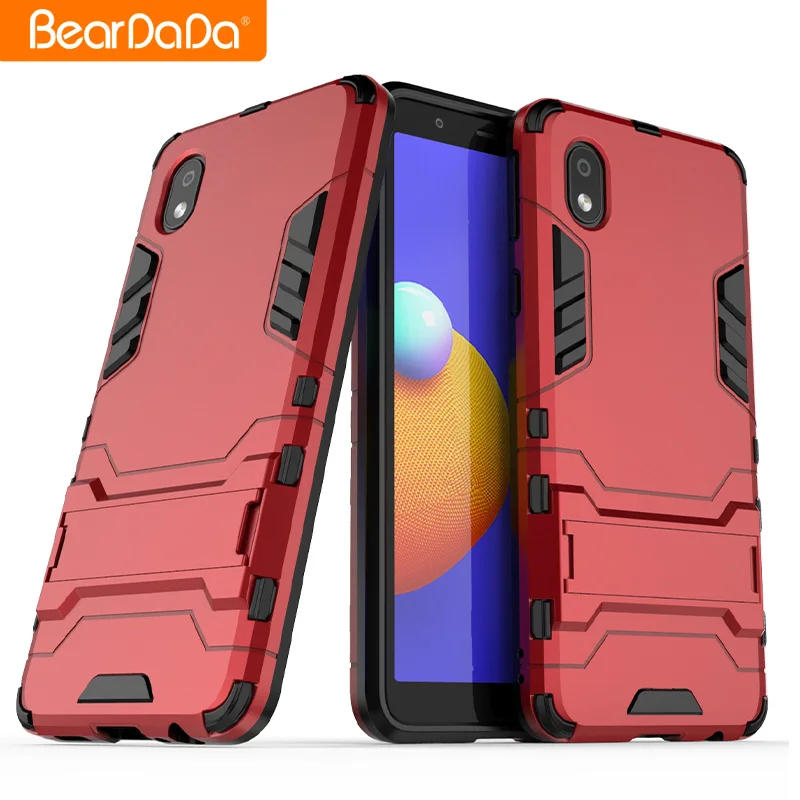 

OEM Acceptable Hard Mobile Case with kickstand for Samsung A01 Core