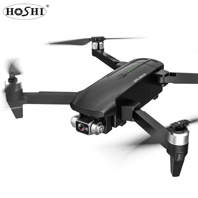 

New HOSHI KF100 GPS Drone 6K ESC HD Camera with Three-Axis Gimbal RC Quadcopter Brushless Motor Smart Follow Foldable Drone, Black