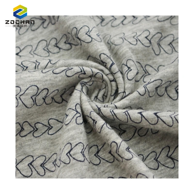 

Super value 100% cotton slub printed jersey soft comfortable knitted fabric for clothing Costumes