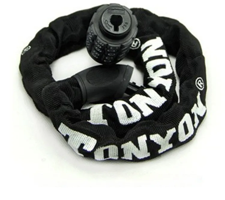 

TONYON Bold Shear-resistant Anti-theft Lock Cylinder 5-digit Combination Bicycle Lock Steel Bike Chain Lock