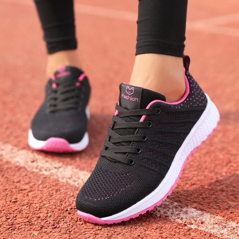 

Fashion Tenis Feminino Women Tennis Shoes Zapatos Mujer Flats Breathable Sneakers Outdoor Sport Gym Shoes Chaussures Femme