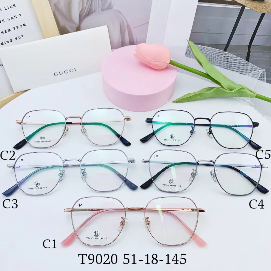

2021 Newest Titanium Optical Frames Fashion Blue Light blocking Glasses Men Highest Quality Read Glasses Mens WKT9020, 4 colors