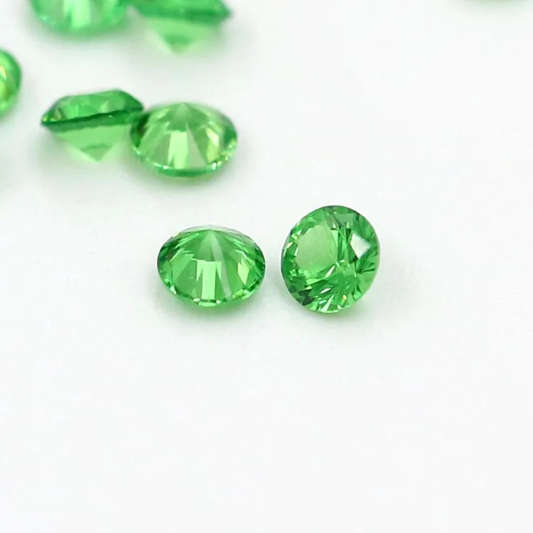 

Hot sale round brilliant cut green garnet price carat stone price