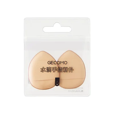

2pcs/set Mini Fingertip Makeup Sponge Water Drop Shape Makeup Soft Foundation Puff Concealer Blender Mixed Fingertip Puff