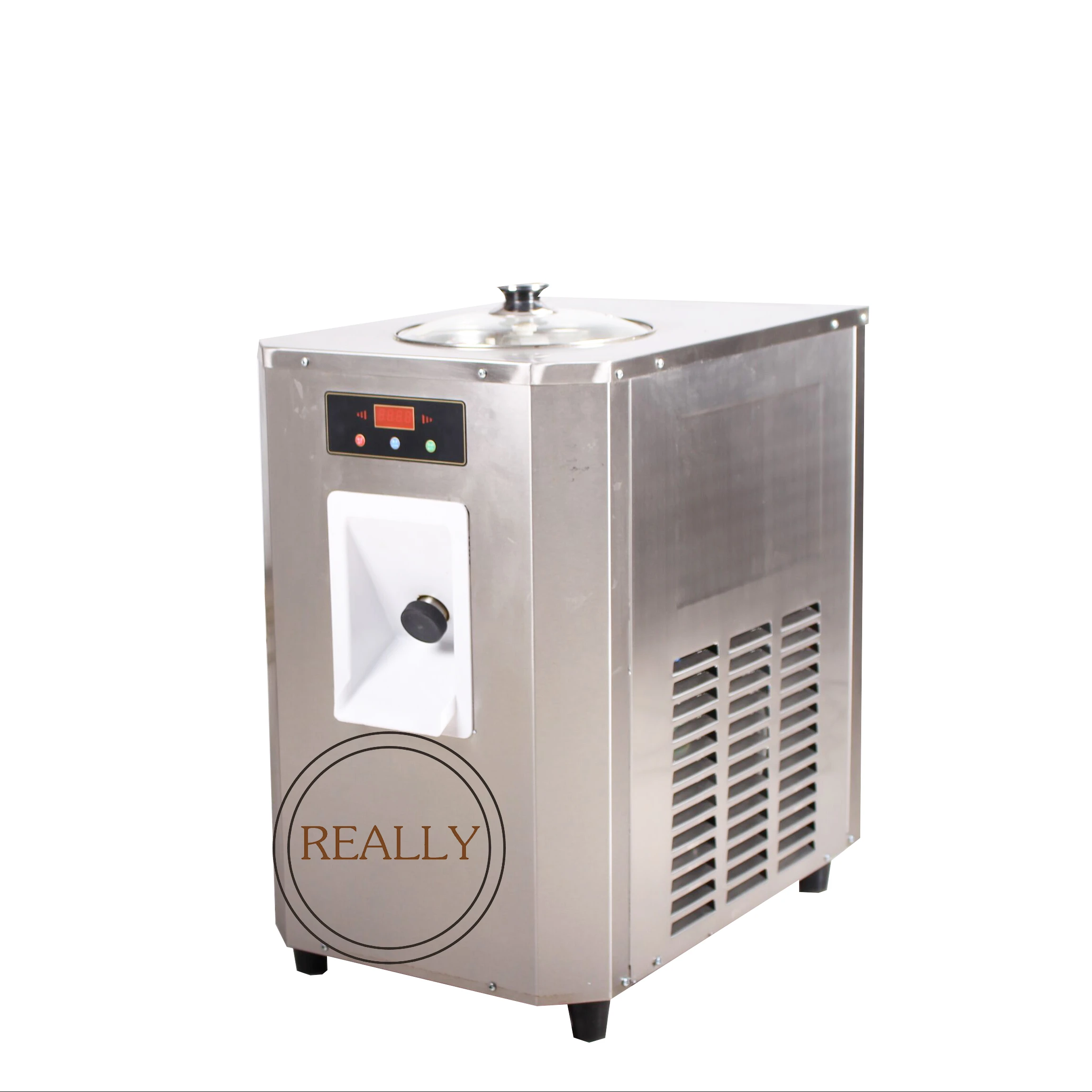 

Hard ice cream cone making machine /Hard serve ice cream gelato machine, Sliver