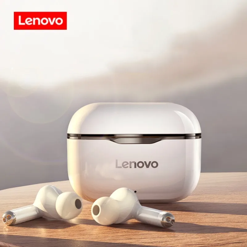 

Original Lenovo LP1 Wireless Earphone V5.0 Dual Stereo Noise Reduction HIFI Bass Touch Control Wireless Headset, Black