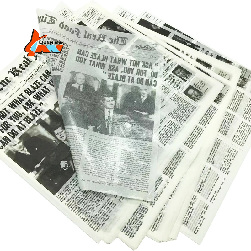 News print Design greaseproof paper  Fish and chip takeaway,newspaper Free P&P 