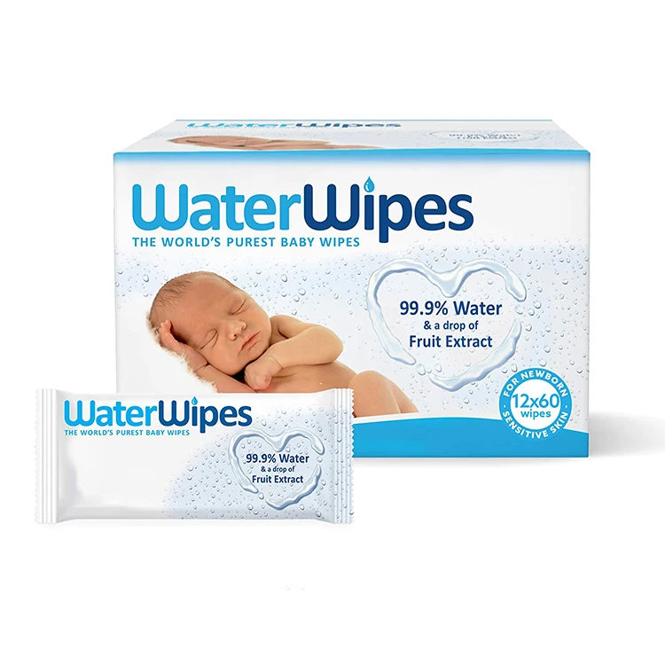 

Compostable Purest Biodegradable Organic Newborn Bamboo Natural Biodegradable Pure Water Wipes 60 For Baby Babies Pure Uk 99.9