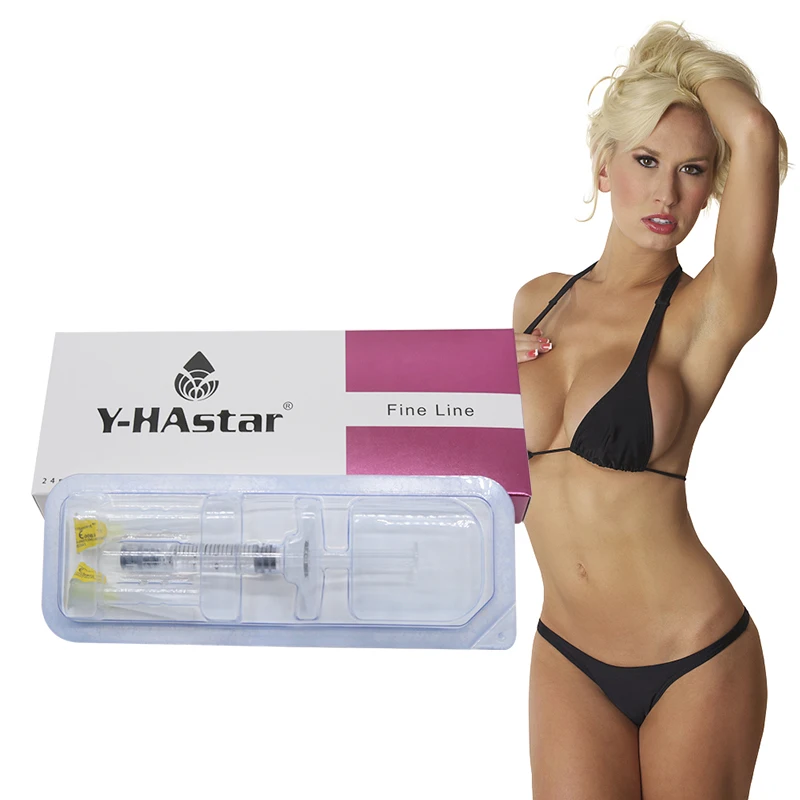 

1ML hyaluronic acid filler injection for anti superficial wrinkles, Transparent