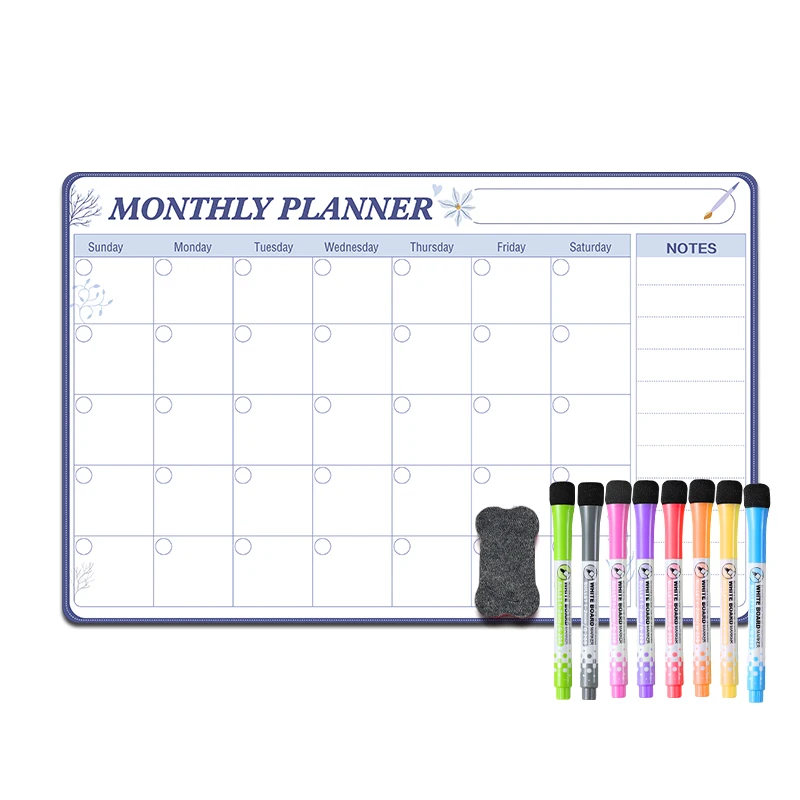 

2023 European best-selling magnetic whiteboard memo weekly plan