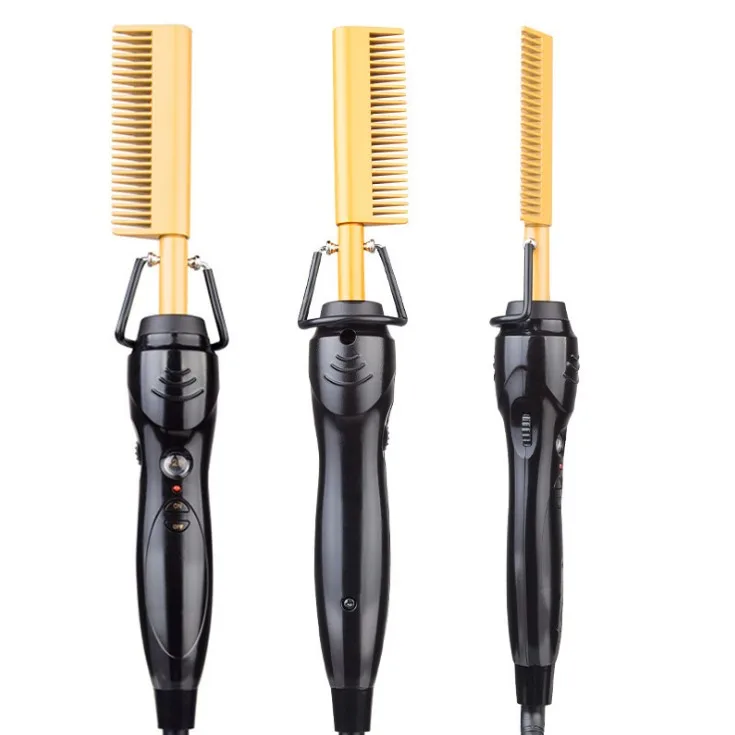 

Electric Lice Comb Marcel Curling Iron Straight Hair Combs For Salon, Customized color